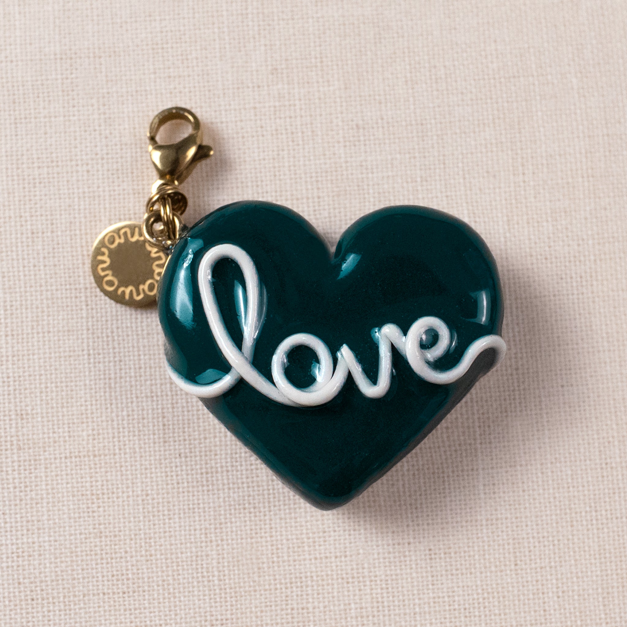 Evergreen Heart Charm