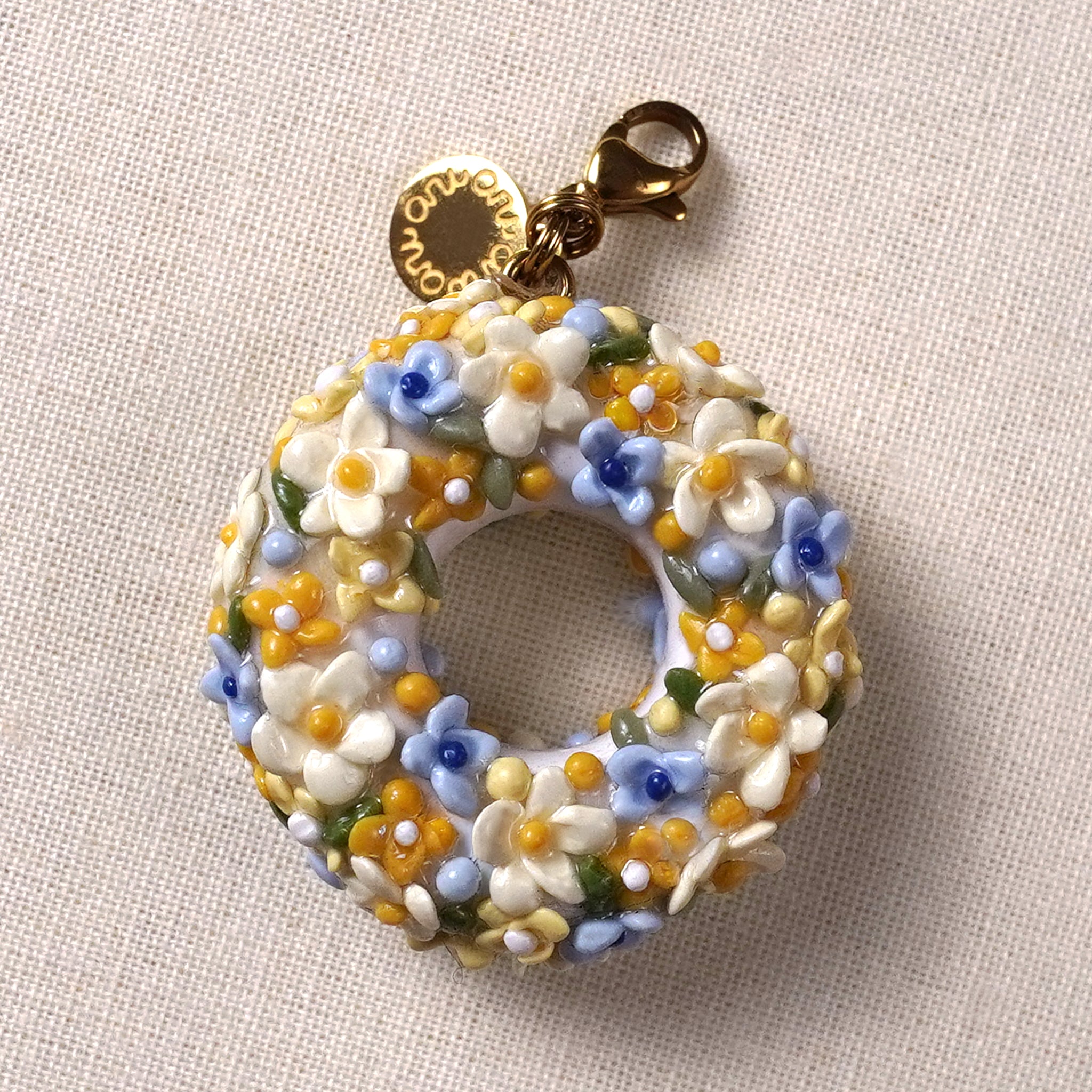 Flower Wreath Charm (Reserved)