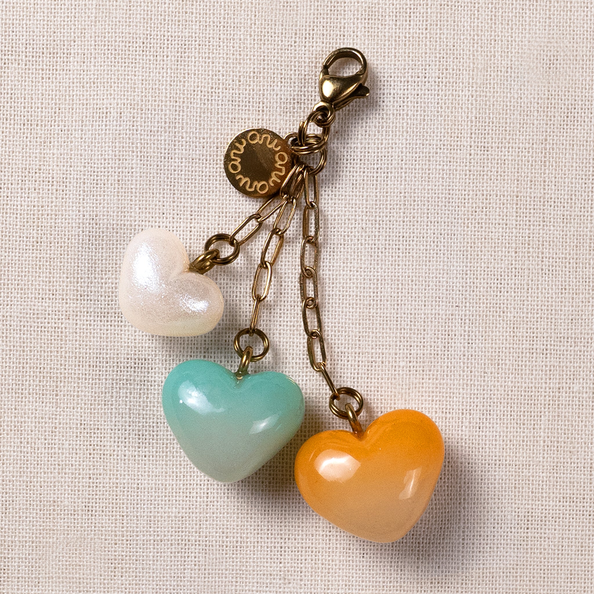 Heart Trio Charm